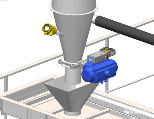 真空粉末传输设备模型3d图纸 step格式